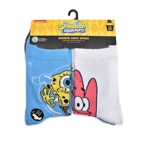 SpongeBob SquarePants Blue and White Socks